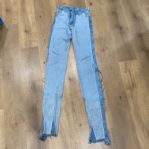 Flare/ Fitted jeans